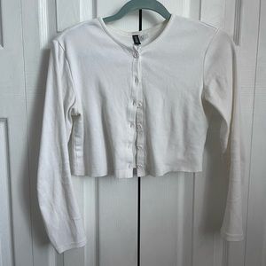 cropped cardigan